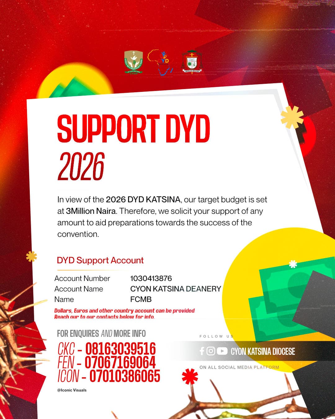 CYON KATSINA DIOCESE OPENS REGISTRATION FOR DYD 2026 1