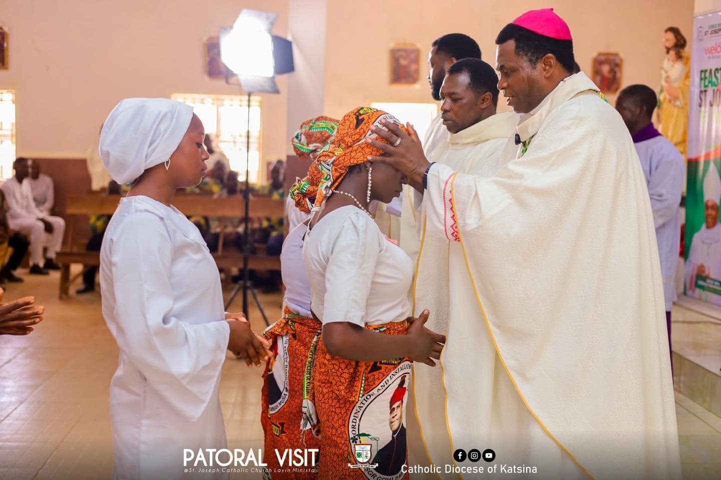 Bishop Gerald Musa Celebrates Pastoral Visit to St. Joseph Layin Minista Parish