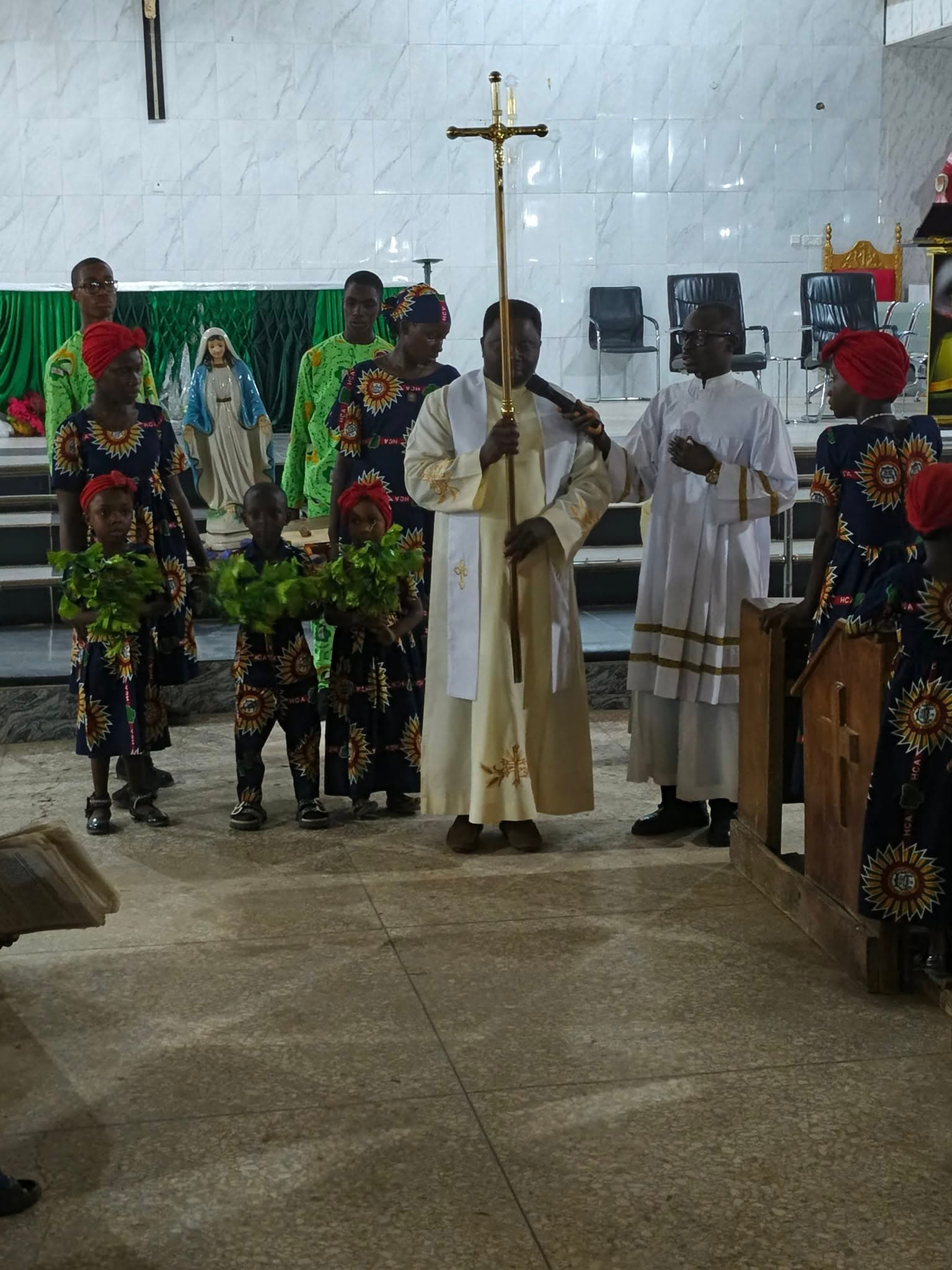 PICTORIAL EXCERPT: HCA/YOMM Day with the Bishop — October Devotion Rosary Procession