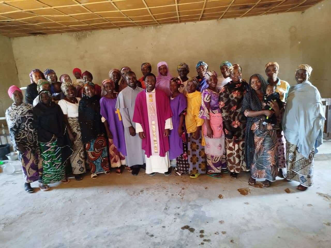 MASS RETURNS TO ST DOMINIC CATHOLIC CHURCH AFTER YEARS OF INSECURITY. Katsina State, Nigeria